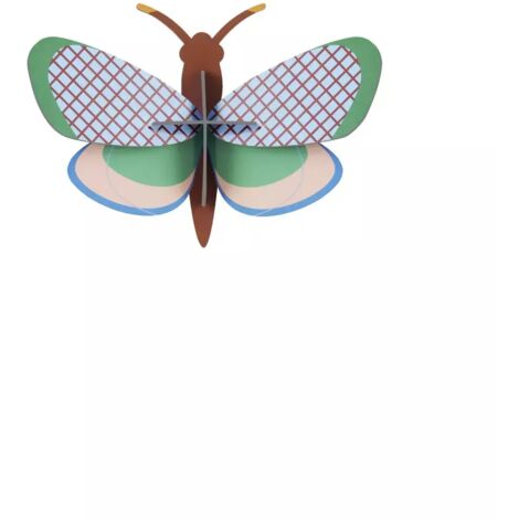 Studio ROOF Ornament, Bastel-Set, 3D Wandobjekt - Gitterschmetterling
