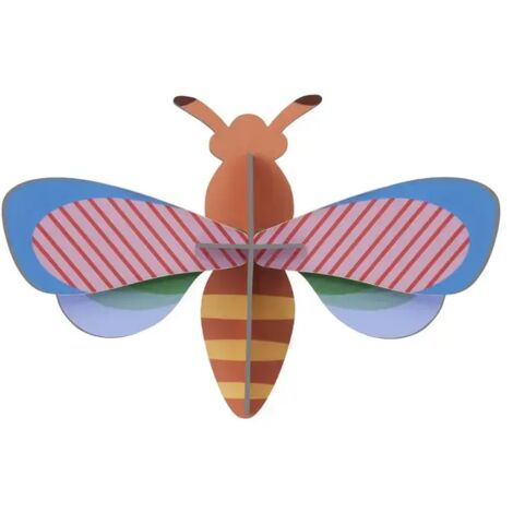 Studio ROOF Ornament, Bastel-Set, 3D Wandobjekt - Honigbiene