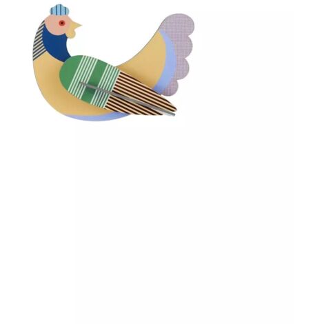 Studio ROOF Ornament, Bastel-Set, 3D Wandobjekt - Huhn