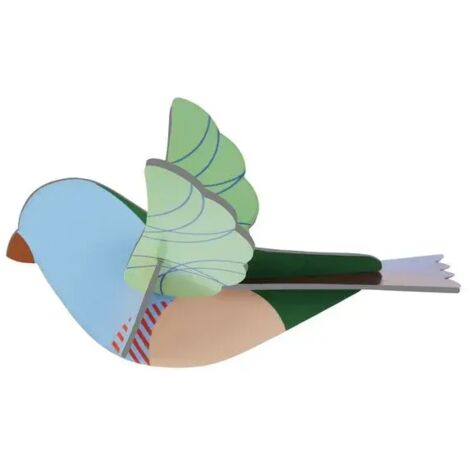 Studio ROOF Ornament, Bastel-Set, 3D Wandobjekt - Spatz