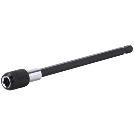 Stück 1/4 Zoll magnetischer Bithalter, Verlängerung, Schraubendreherhalter, Sechskantschaft, 60/100/150 mm (150 mm, Schwarz)