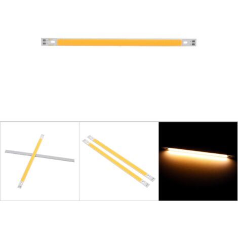 Stück 10W COB LED-Streifen, warmweiß, 1000LM, DC 12-14V, für DIY-Projekte, 200x10mm Aluminiumlegierung