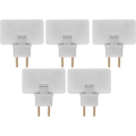 Stück 110–250 V EU-Stecker-Konverter, 180-Grad-Wireless-Steckdosen-Konverter, 1 auf 3 EU-Stecker-Adapter (weiß) A