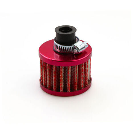 Stück 12 mm Universal-Auto-Luftfilter, Kaltluftansaugfilter, Rot