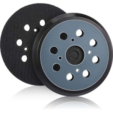 Stück 125 mm Ersatz-Exzenterschleifteller mit 8 Löchern, Klett-Schleifteller für Winkelschleifer (Blau)