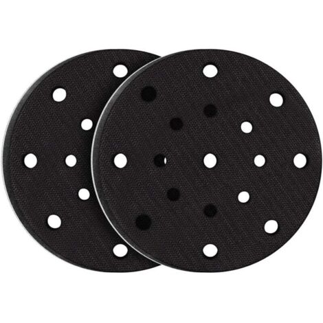 Stück 150 mm weiche Schleifscheiben, weiche Schaumstoffoberfläche für Schleif- und Polierscheiben, Geräuschdämpfung (17 Löcher)
