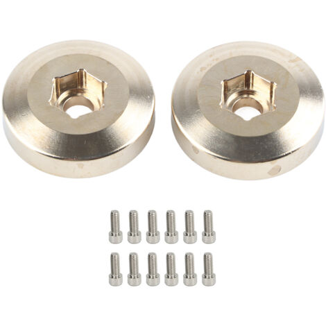 Stück 1,9/2,2 Zoll Messing-Gegengewichte für RC-Crawler, Sechskantnabenadapter, 9-mm-Upgrade-Teile