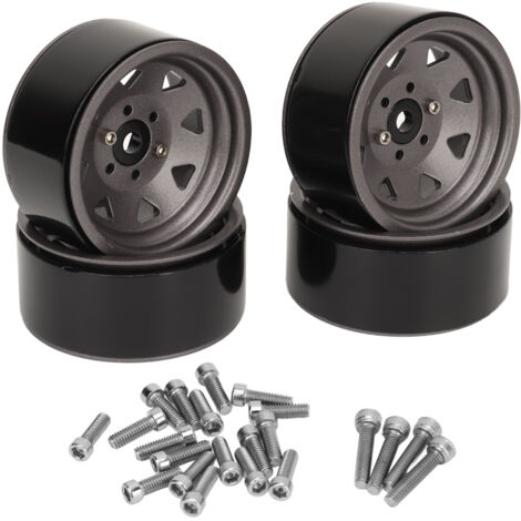 Stück 1,9 Zoll Universal-RC-Räder, verstärkte 8-Speichen-Unterstützung für Axial SCX10 I II III, Titan