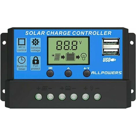 Stück 20A Solar-Laderegler Intelligenter Solarpanel-Regler
