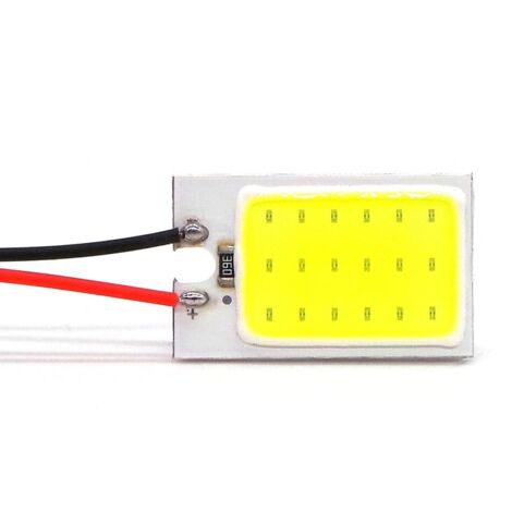 Stück 26mmx16mm COB LED Panel 12V T10, SV8.5, T4W 350lm weiß