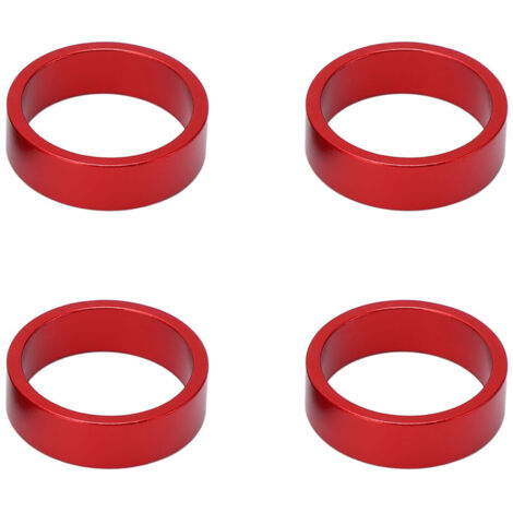 Stück 28,6 x 10 mm Steuersatz-Spacer aus Aluminiumlegierung für Rennräder und Mountainbikes – Rot
