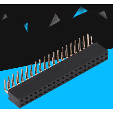 Stück 2x20-polige 2,54-mm-Winkelbuchsen für Raspberry Pi und Arduino
