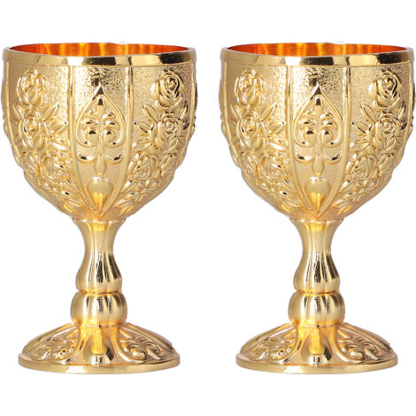 Stück 30 ml hochwertige europäische Retro-Goldbecher für Reisen, Dekoration und als Sammlerstück für Zuhause