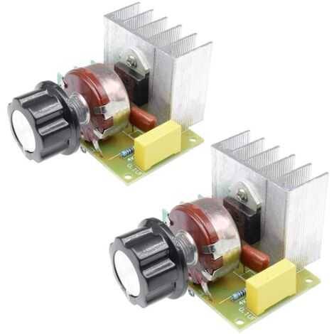 Stück 3800W SCR Drehzahlregler Spannungsregler AC Dimmer Temperaturregler Schalter Silizium AC 220V