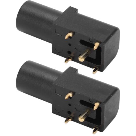 Stück 4-mm-Bananenstecker, verlötet auf Leiterplatte, hohe elektrische Leitfähigkeit, für Multimeter-Spannungsprüfung, Schwarz