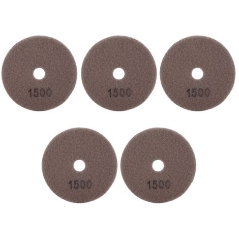 Stück 4-Zoll-Nasspolierpads, Nassschleifscheiben zum Polieren von Granit, Stein, Beton und Marmor (Körnung 1500)