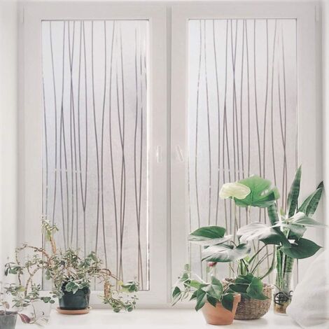 Stück (45 x 200 cm) Anti-Kratz-Fensterfolie – Mattiert