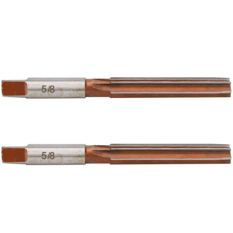 Stück 5/8"-Reibahle mit geradem Schaft und Kegelform für die Metallbearbeitung - Amerikanisches System
