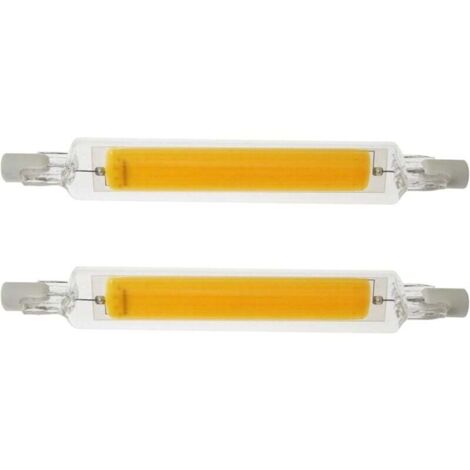 Stück 78 mm 5 W 220 V R7S LED-COB-Lampe mit hoher Helligkeit, doppelseitig, ersetzt Halogenlampen, geringer Energieverbrauch, natürliches Licht, FLITI