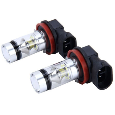 Stück 9006/HB4 100W weiße LED-Scheinwerferlampen-Set mit hoher Helligkeit