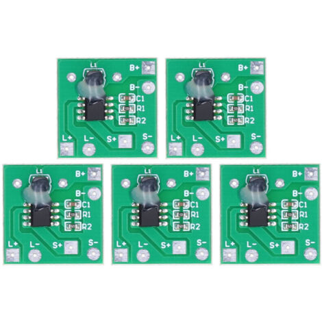 Stück 9012 1,2V Solarlampen-Controller-Modul-Leiterplatte, Batteriesteuerungs-Lichtcontroller-Modul für Solar-Gartenleuchten und Wandlampen