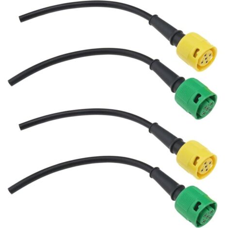 Stück Anhänger-Rücklichtstecker 5-poliger Stecker Kabelbaum Rücklichtkupplungskabel Zubehör für Anhänger, Boote, Wohnwagen, LKWs