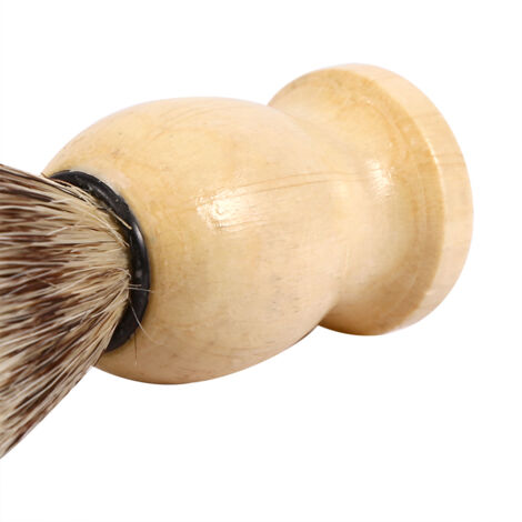 Stück Bartbürste aus Naturholz – Pflegeaccessoire für Männer zur Bartpflege und Rasur