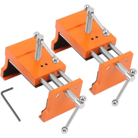 Stück Befestigungsklammern aus Aluminiumlegierung für Schrankfrontrahmen, orangefarben