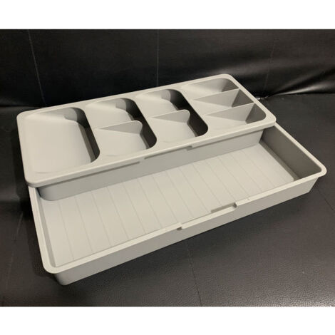 Stück (beige) Besteckkasten, Besteckhalter, 9 Fächer