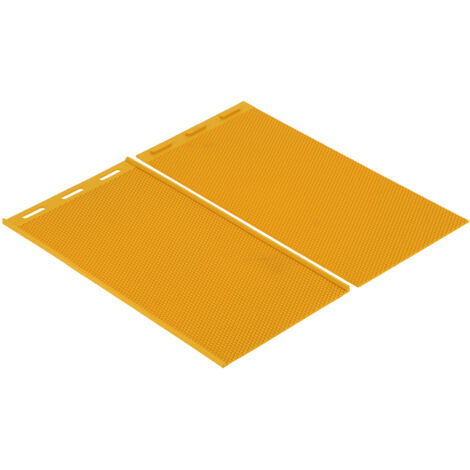 Stück Bienenwachsform, 5,4 mm geprägte Wachsplatte, DIY-Imkerzubehör, Gelb