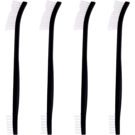 Stück doppelseitige Nylon-Reinigungsbürsten, kleine Multifunktions-Reinigungsbürsten, langlebige Nylonbürsten zum Reinigen von Spalten, Schmuckreinigungsbürsten, Fahrrad, Auto, Duschkopf