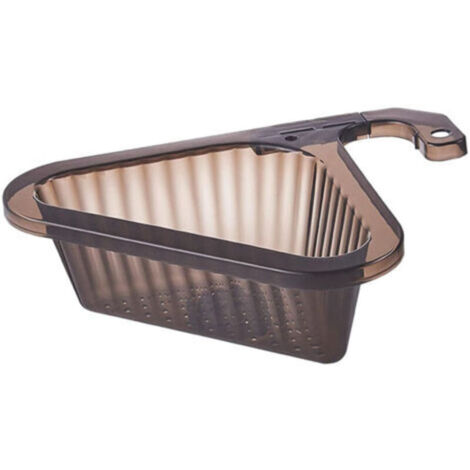 Stück dreieckiger Küchenfilterkorb 22x25,2x8cm, Spülbecken-Abtropfkorb, dreieckiger Spülbeckenkorb, Küchenspülbecken-Abtropfkorb, Gemüsefilter
