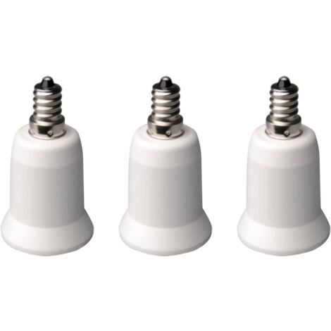 Stück E12 auf E27 Lampensockel-Konverter, Lampensockel-Adapter, Lampensockel-Konverter für LED-Halogen-Energiespar-Smart-Glühbirnen