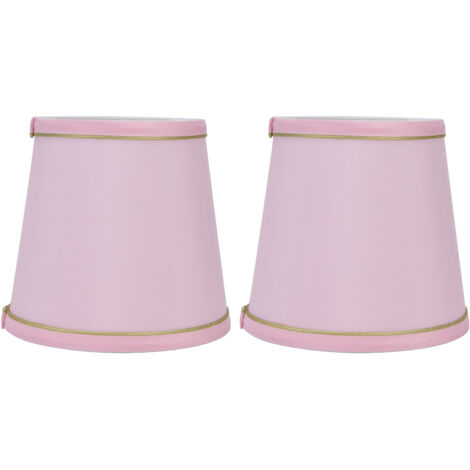 Stück E14 Lampenschirme im europäischen Stil, rosa, für Kronleuchter, Wandlampen, Heimdekoration