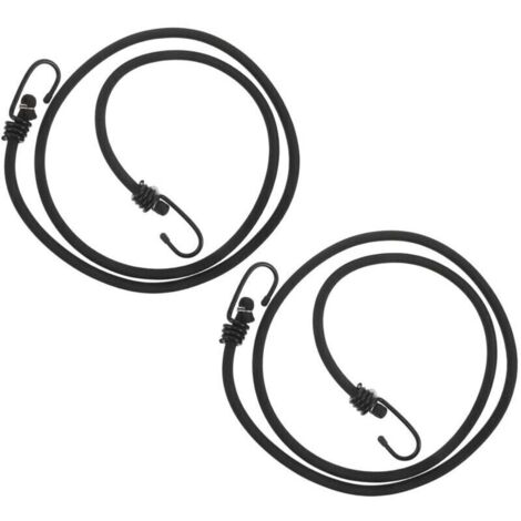 Stück elastische Zeltseile, Planenbänder, Planenbefestigungen, elastisches Seil mit Haken, schwarz