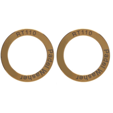 Stück Fahrradpedalscheiben aus Titanlegierung, wasserdicht, rostfrei, reibungsreduzierend, geräuschdämpfend, Gold