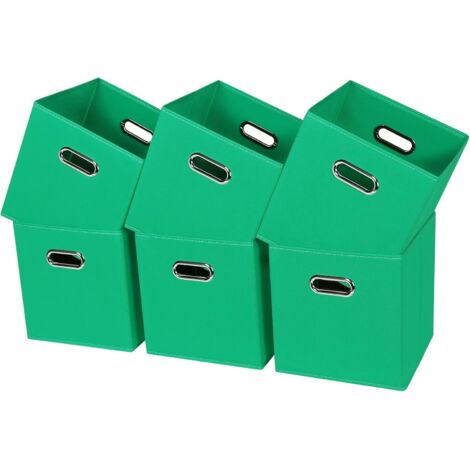 Stück Faltbarer Stoff-Aufbewahrungswürfel ohne Abdeckung Aufbewahrungsbox Stoff-Aufbewahrungsbox, Blau 27  27  28CM