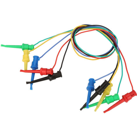 Stück farbige elektrische Multimeter-Prüfklemmen mit Haken für SMD-Schaltungen