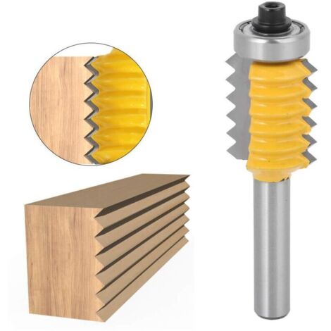 Stück Fingerzinken-Fräserschaft-Werkzeug mit einzelnen Fingern, Holzbearbeitungs-Meißel-Schneidwerkzeug mit 8 mm/0,3 Zoll Schaftdurchmesser (8 24)