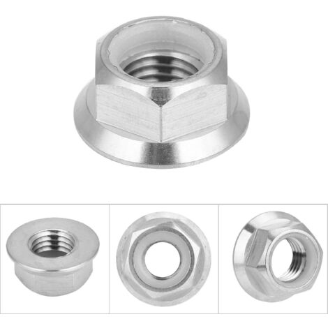 Stück Flanschmutter aus Titanlegierung M5 M6 M8 M10 M14 für Fahrräder und Motorräder (M10x1,25)
