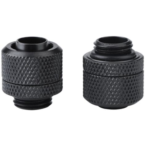 Stück G1/4 Gewinde-Flexfittings aus Messing für PC-Wasserkühlung, Schwarz, Schnellmontage