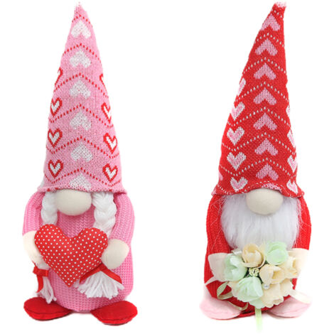 Stück gesichtslose Puppen, Tischdekoration, niedliche Plüschzwerge für Valentinstag, Hochzeit, dekorative Geschenke