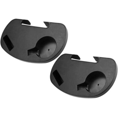 Stück Getränkehalter mit Telefonablage, Getränkehalter aus Kunststoff, Sessel, Beistelltisch, zum Anklipsen, Getränkehalter, Loungesessel, Schwarz, für Loungesessel, Campingstuhl, Sessel, 3117 cm