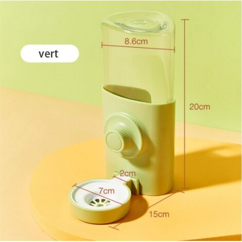 Stück grüner automatischer Wasserspender für Haustiere, Wasserspender für Kaninchen