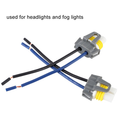 Stück H11/H8-Buchsenstecker mit Verkabelung für Nebelscheinwerfer