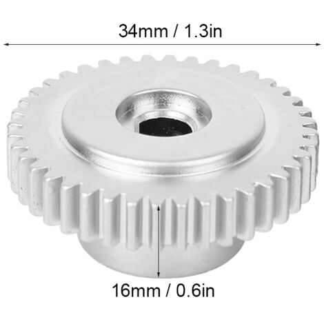 Stück hochfeste Metallzahnräder mit D-Loch, 40 Zähne, Industrieroboterteile, 6 mm Mittelbohrung