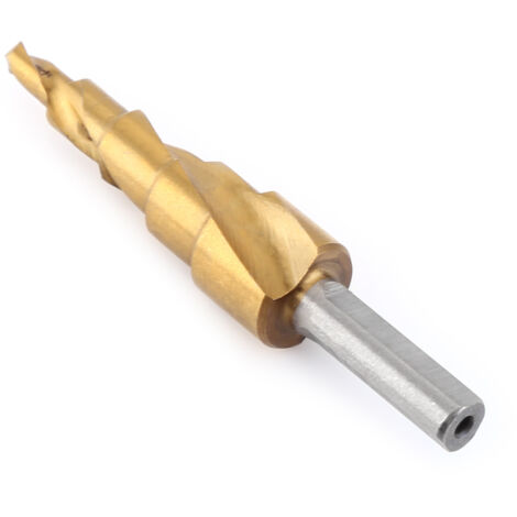 Stück HSS-Stufenbohrer 4-12 mm mit spiralförmigen Nuten für präzises Bohren
