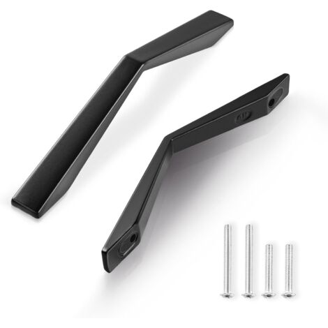 Stück Küchenschrankgriff, Achsabstand 96 mm, Küchentürgriff, schwarzer Möbelgriff aus Aluminiumlegierung für die Dekoration von Küchenmöbeln