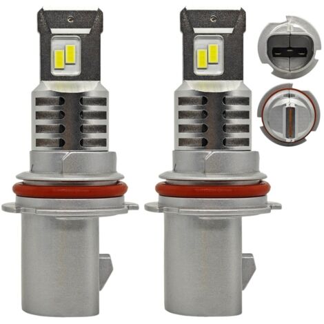 Stück LED-Birnen HB5, 9007 9V-32V CANBUS CSP 10000lm starkes Weiß
