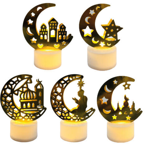Stück LED-Kerzenlichter, islamische Ramadan-Dekoration, Party-Ornament